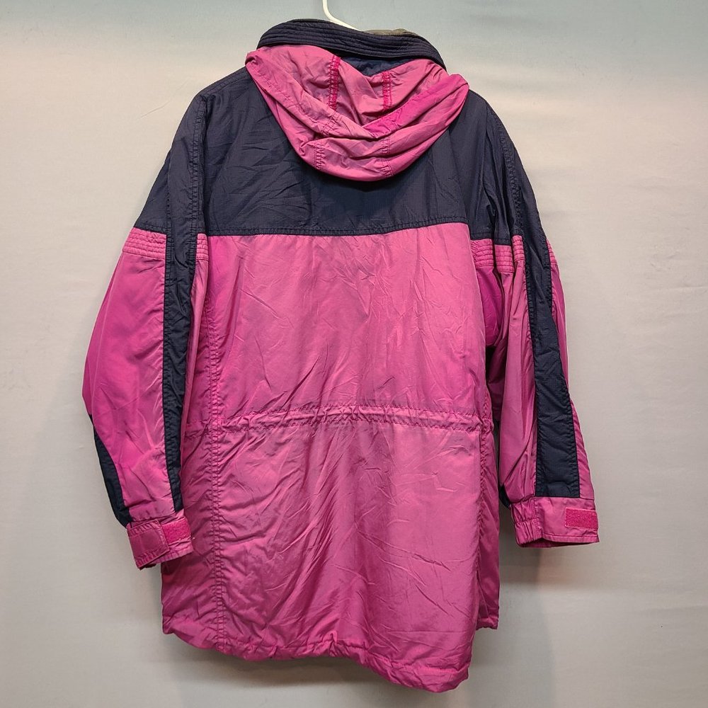 Vintage Columbia Jacket 90s Purple Blue Winter Ski Coat Womens Medium - Picture 11 of 15